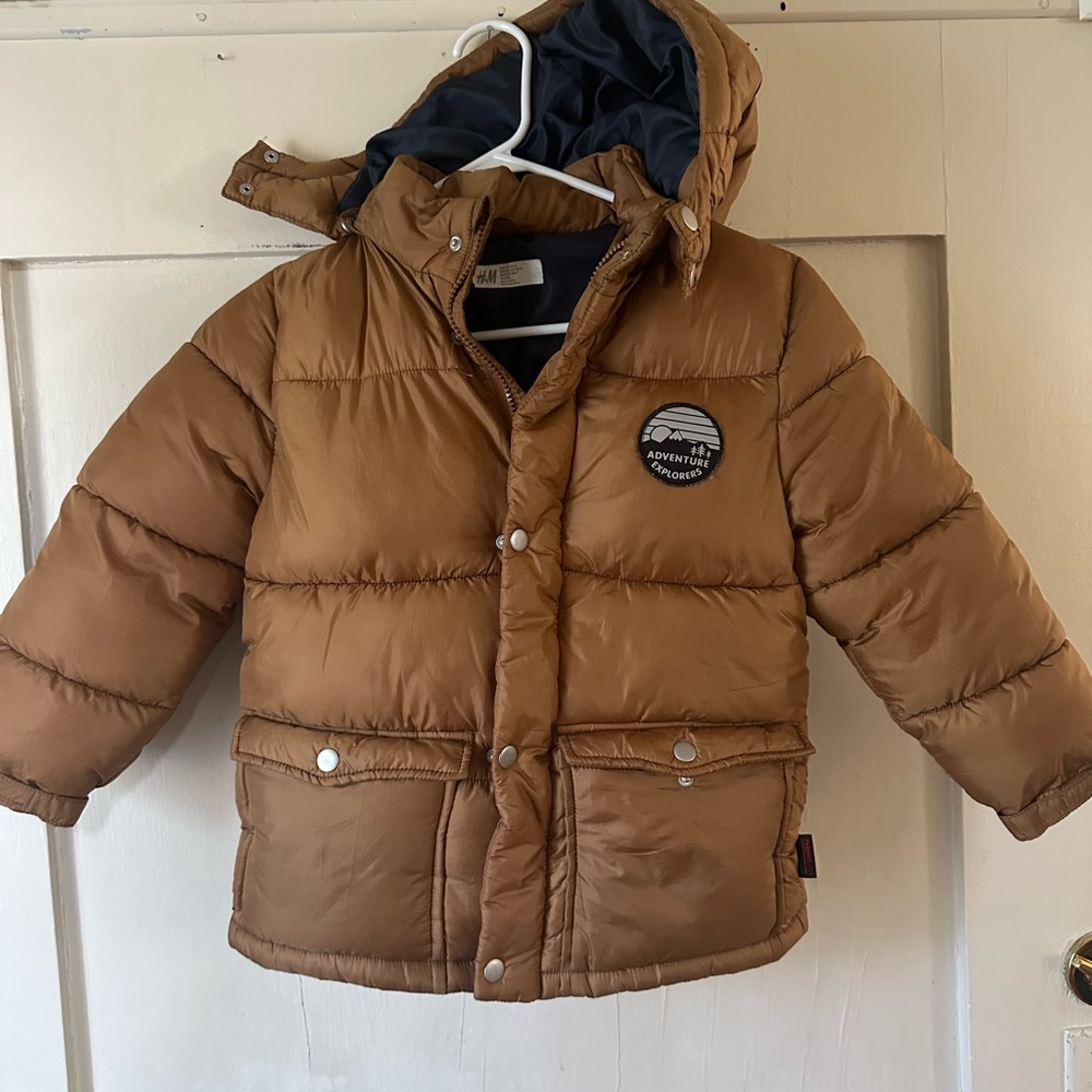 H&M Brown Kids Puffer Jacket